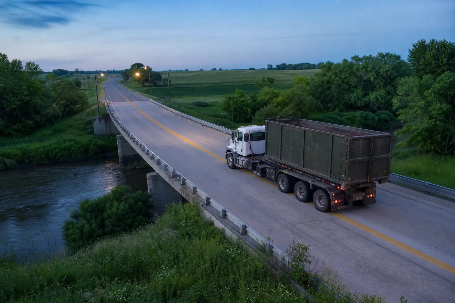 Dumpster Rental service across Davison County